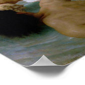 Geburt der Venus von William-Adolphe Bouguereau Poster (Ecke)