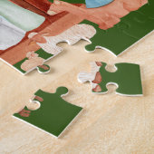 Geburt der Wasserfarbe Adore Ihm religiöse Weihnac Puzzle (Seite)