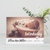 Geburt der Wasserfarbe Ankündigung (Stehend Vorderseite)