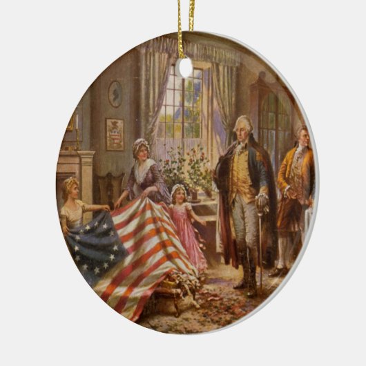 Geburt des alten Ruhmes - Edward Moran (1917) Keramikornament (Links)