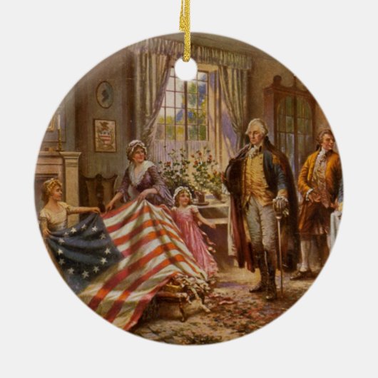 Geburt des alten Ruhmes - Edward Moran (1917) Keramikornament (Hinten)