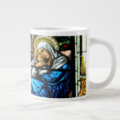 Geburt des Glases von Jesus Jumbo-Tasse (Rechts)