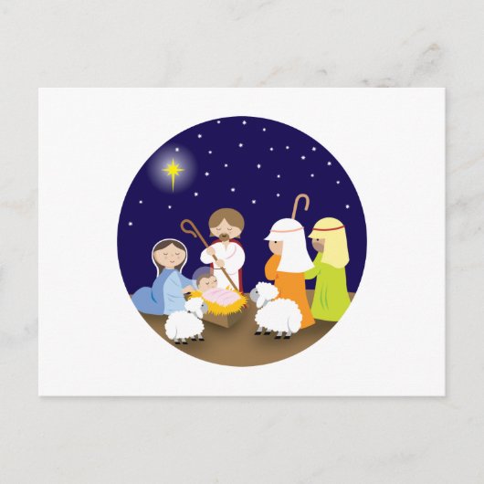 Geburt des Herrn Feiertagspostkarte (Vorderseite)