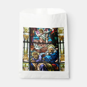 Geburt des Jesus-Buntglas-Fensters Geschenktütchen