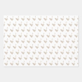 Geburt des Minimalistischen Albernen Gänse Geschenkpapier Set (Vorderseite)