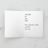 Geburt des neuen Baby Girl mit Heißluftballon Karte (Innenseite)