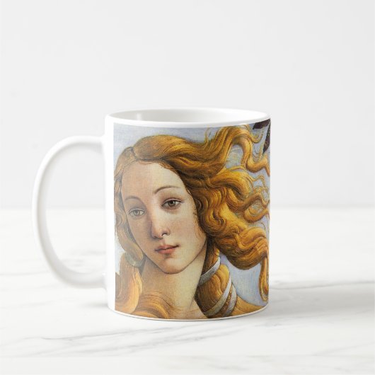 Geburt des Venus Detail, Botticelli Kaffeetasse (Links)
