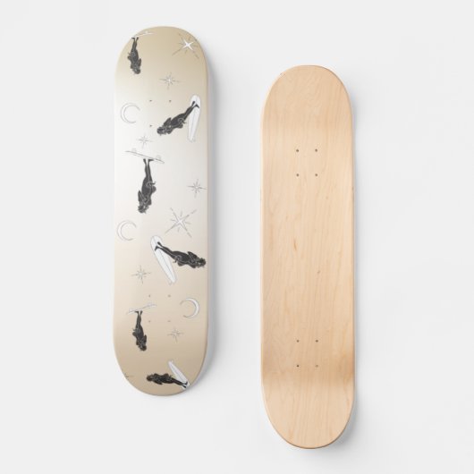 Geburt des venus skateboard Langboard Stars Mond (Vorderseite)