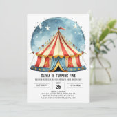 Geburt des verzauberten benutzerdefinierten Zauber Einladung (Stehend Vorderseite)