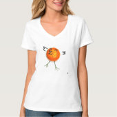 GEBURT, DIE ORANGE-VÖGEL. T-Shirt (Vorderseite)