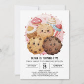 Geburt druckbare Süßkartoffeln Einladung (Vorderseite)