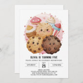 Geburt druckbare Süßkartoffeln Einladung (Vorne/Hinten)