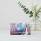 Geburt ein der Fee-Fantasie-Elf-Visitenkarten Visitenkarte (Stehend Vorderseite)