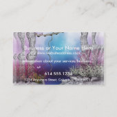 Geburt ein der Fee-Fantasie-Elf-Visitenkarten Visitenkarte (Rückseite)