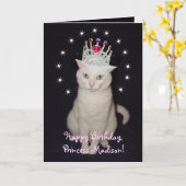 Geburt eines benutzerdefinierten Princess Karte (Gelbe Blume)