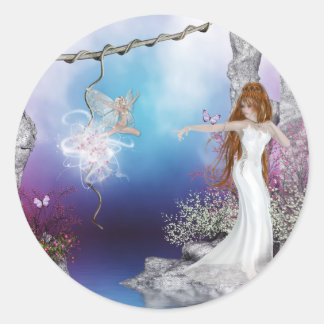 Geburt eines Fairy Fantasy Elf Magic Stickers