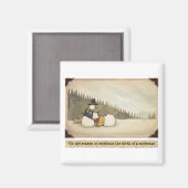 Geburt eines Snowman Magnet (Vorderseite/Rückseite)