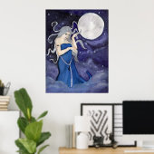 Geburt eines Sternenposters Poster (Heimbüro)