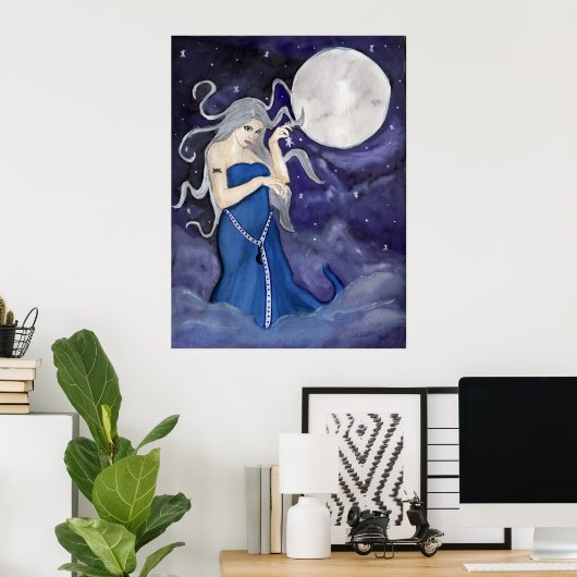 Geburt eines Sternenposters Poster (Heimbüro)