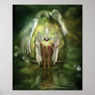 Geburt eines Swan Art Poster/Print Poster