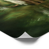 Geburt eines Swan Art Poster/Print Poster (Ecke)