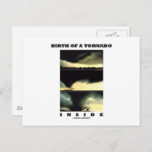 Geburt eines Tornados im Inneren (Meteorologie) Postkarte (Vorne/Hinten)