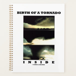 Geburt eines Tornados in der Meteorologie Planer