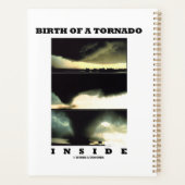Geburt eines Tornados in der Meteorologie Planer (Rückseite)