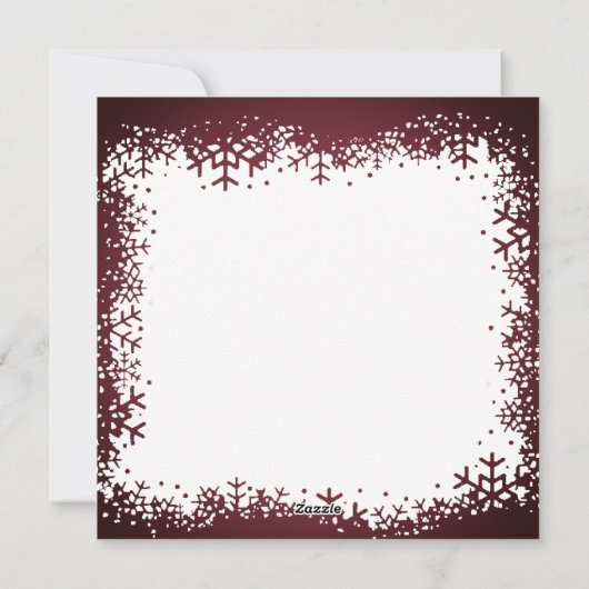 Geburt Feiertagskarte (Rückseite)