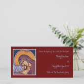 Geburt Feiertagskarte (Stehend Vorderseite)