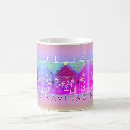 Geburt "Feliz Navidad" Kaffeetasse (Mittel)