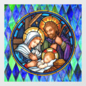 Geburt Fensteraufkleber (Blatt)