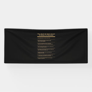 Geburt Geschenk 6 Regeln für den Erfolg Banner
