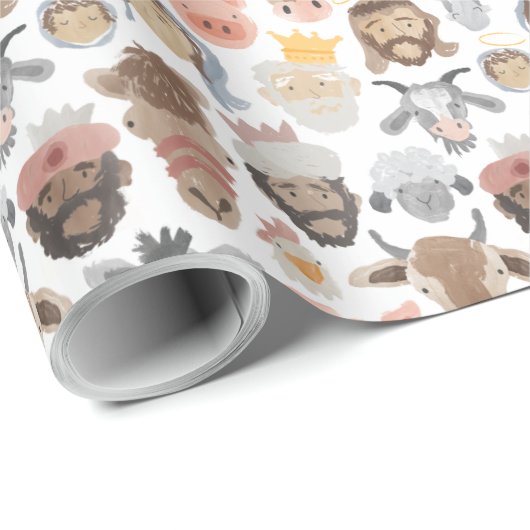 Geburt Geschenkpapier (Rolleneckpunkt)