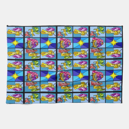 Geburt Geschirrtuch (Horizontal)