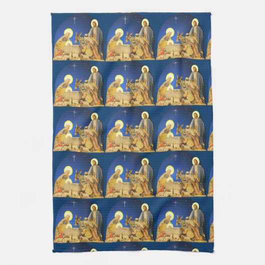 Geburt Geschirrtuch (Vertikal)