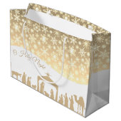 Geburt Große Geschenktüte (Rückseite Schrägansicht)