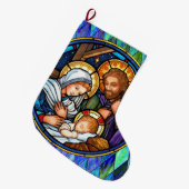 Geburt Großer Weihnachtsstrumpf (Vorderansicht (hängend))