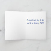 GEBURT IHRER ***BABY BOY*** KONGRATULIERUNGEN KARTE (Innenseite)