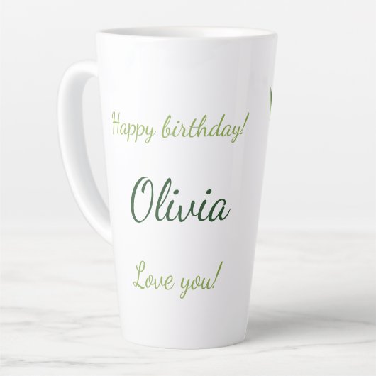 Geburt im Januar Blume Weiße Schneedecke Blume Milchtasse (Linke Ecke)