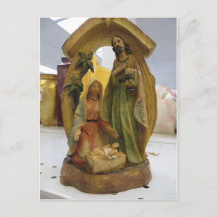 Geburt in Bogenform Postkarte