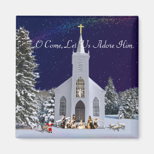 Geburt in der Kirche Magnet