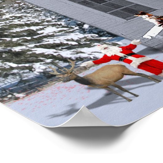 Geburt in der Kirche Poster (Ecke)