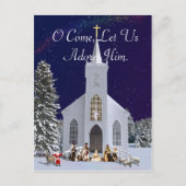 Geburt in der Kirche Postkarte (Vorderseite)