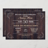 Geburt jedes Alters von Holzmännern bis zur Perfek Einladung (Vorne/Hinten)