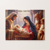 Geburt Jesu Christi Weihnachtsrätsel Puzzle (Horizontal)