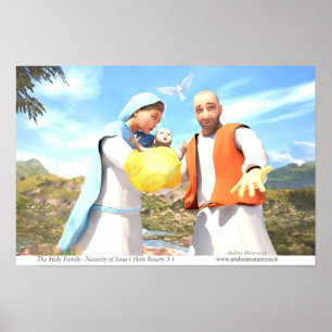 Geburt Jesu - Die Heilige Familie Poster
