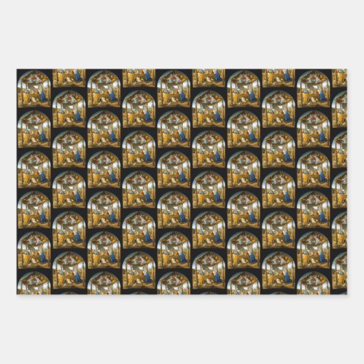 Geburt Jesu durch Botticelli C 1473 Geschenkpapier Set (Vorderseite 2)