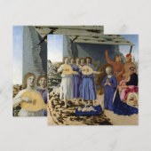 GEBURT JESU, ENGEL von PIERO DELLA FRANCESCA (Vorne/Hinten)