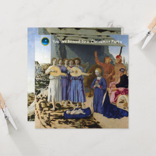 GEBURT JESU, ENGEL von PIERO DELLA FRANCESCA Einladung